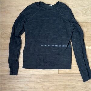 Athletic girls black long sleeve
